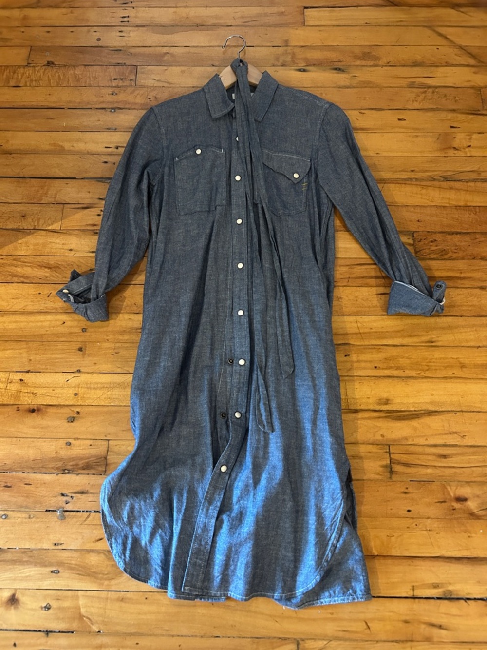Billy Reid chambray shirt dress